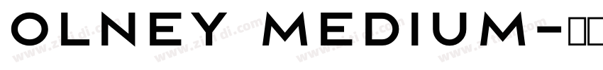 Olney Medium字体转换